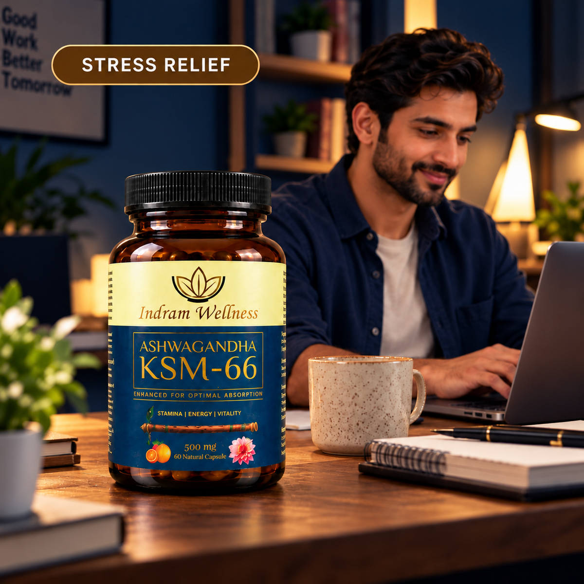KSM-66 Ashwagandha — Energy & Mood Uplift