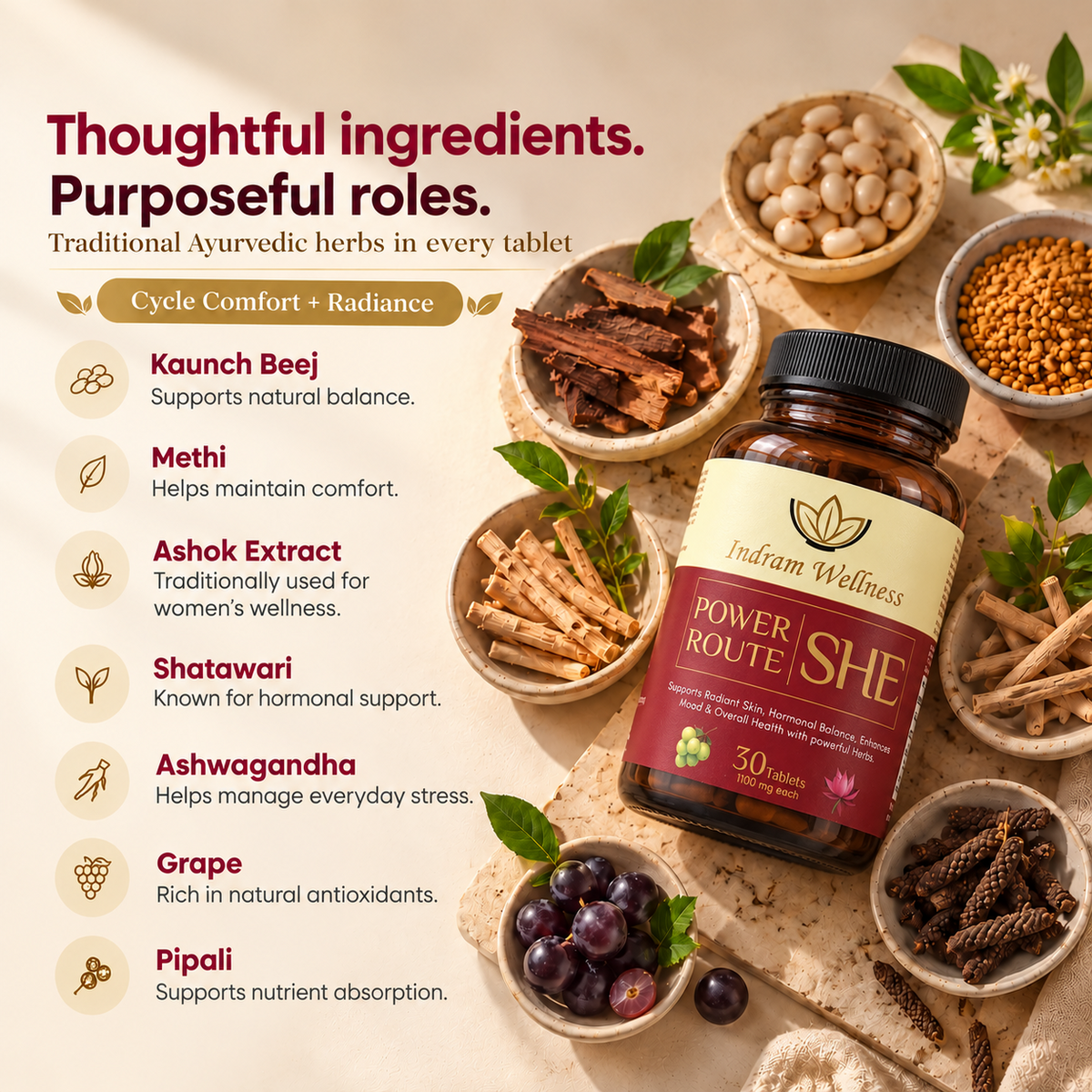 Power Route SHE — Cycle Comfort & Radiance